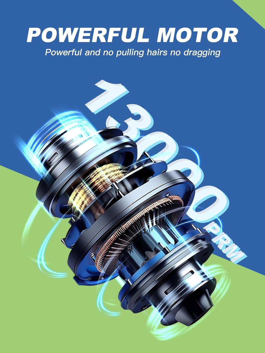 Ginity Ear & Nose Hair Trimmer with LED Display for Men Women,Painless USB Rechargeable Eyebrow & Facial & Nose Hair Trimmer Clipper,Professional IPX7 Waterproof Dual Edge Blades (Black) image number 4