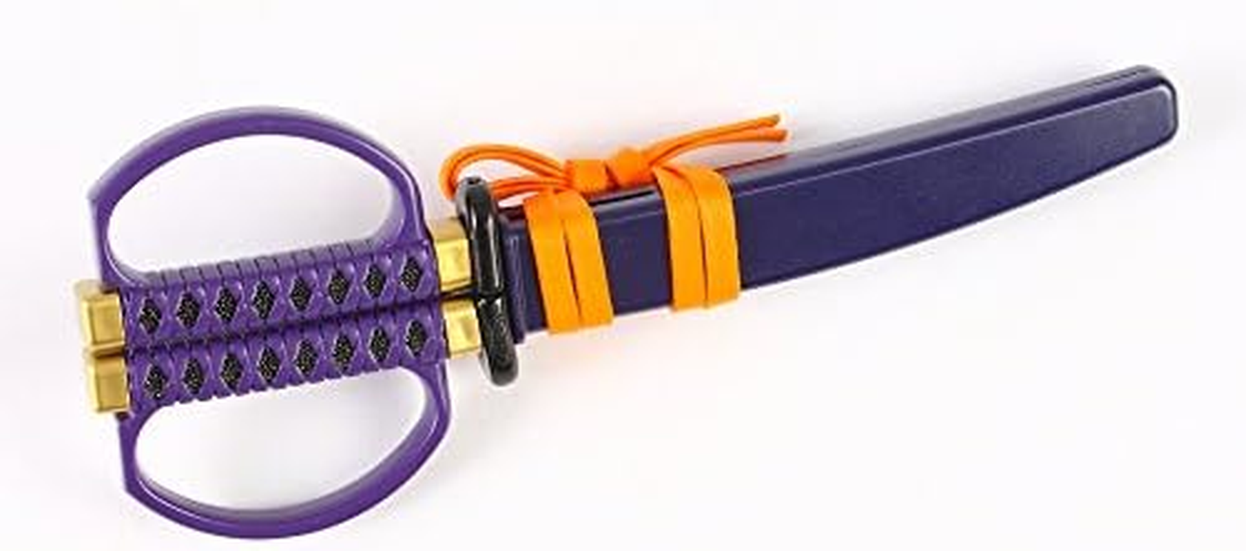 Traditional Japanese Design Sword Style Scissors with Cover (Purple) image number 3