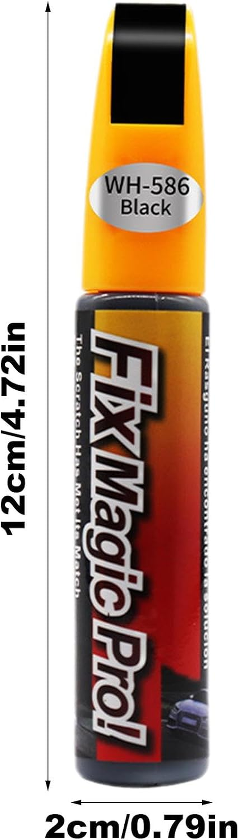 Automotive Paint Black | 12Ml Paint Scratch Repair, Black/Silver Scratch for Car Coating, Scratch Repair image number 2