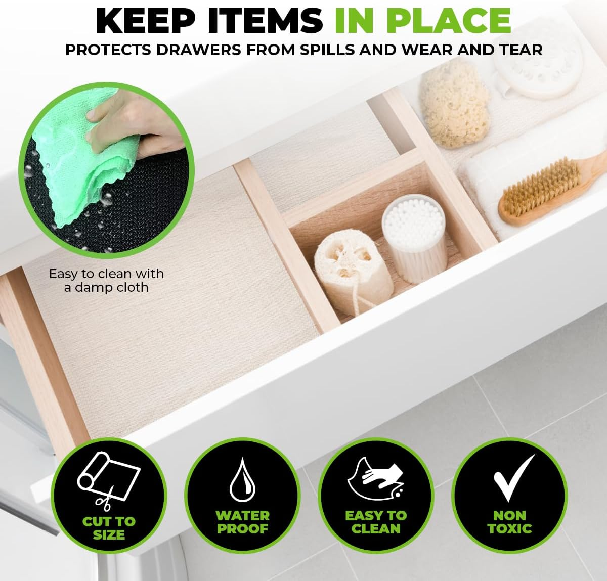 Home Master anti Slip Liner Mat 360 G, 30 Cm X 150 Cm Size