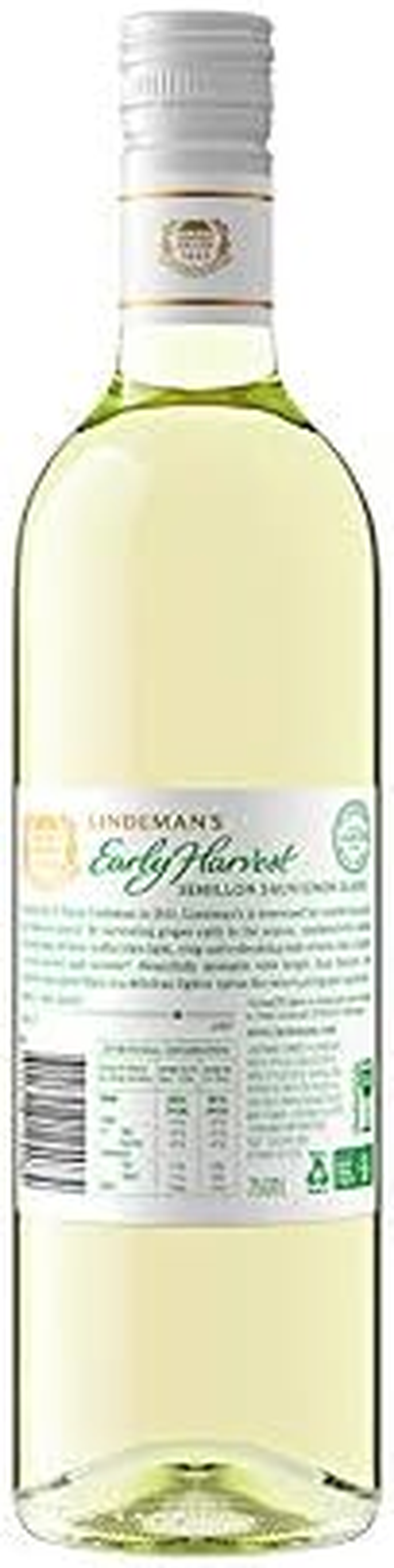 Lindeman'S Early Harvest Lower Alcohol Semillon Sauvignon Blanc Wine 750Ml (Case of 6) image number 5