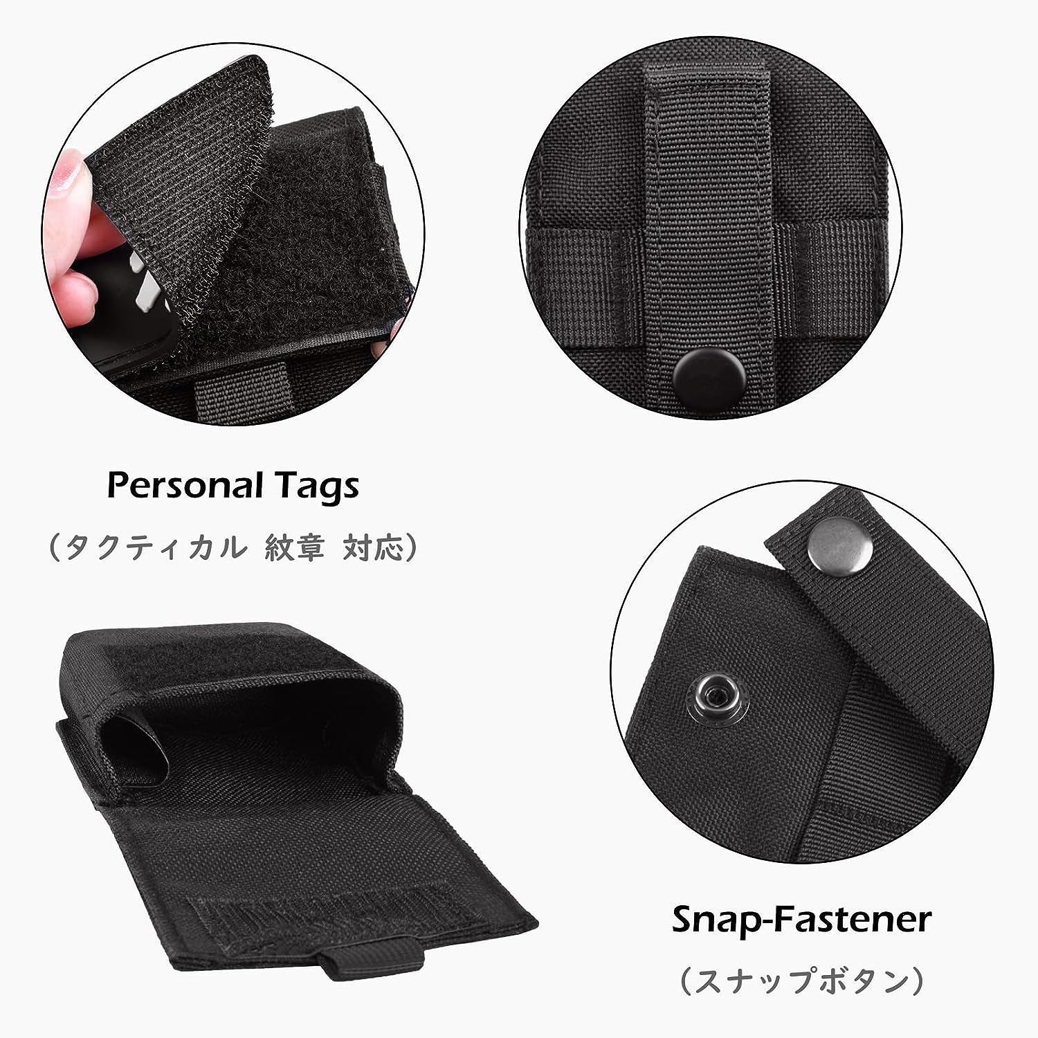 TRIWONDER Tactical Cigarette Pouch Molle Small Military Bag Battery Cigarette Case EDC Utility Card Holder Lighter Slot Mini Cigar Waist Pack - 01 Tan - 2 Pack image number 3