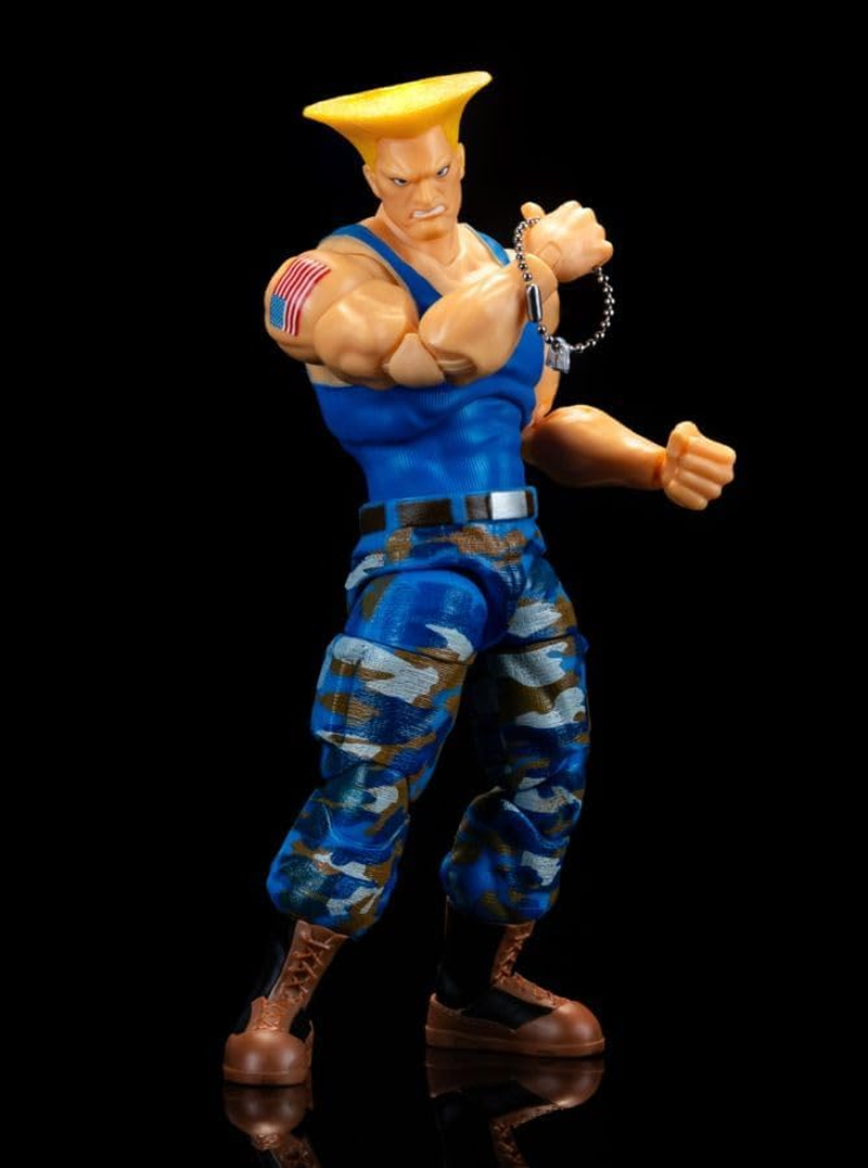 Jada Toys Street Fighter II - 6 Inch Guile (Player 2) Figure