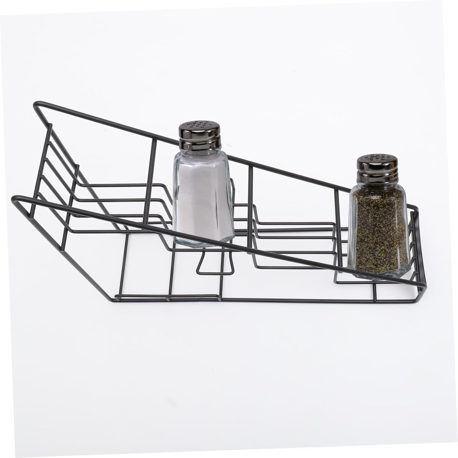 UPKOCH Stainless Steel Syrup Display Stand Stepped Shelf Design for Organizing Syrups Spices and Items in Kitchenware Storage for Shop Home Use Random Color image number 3
