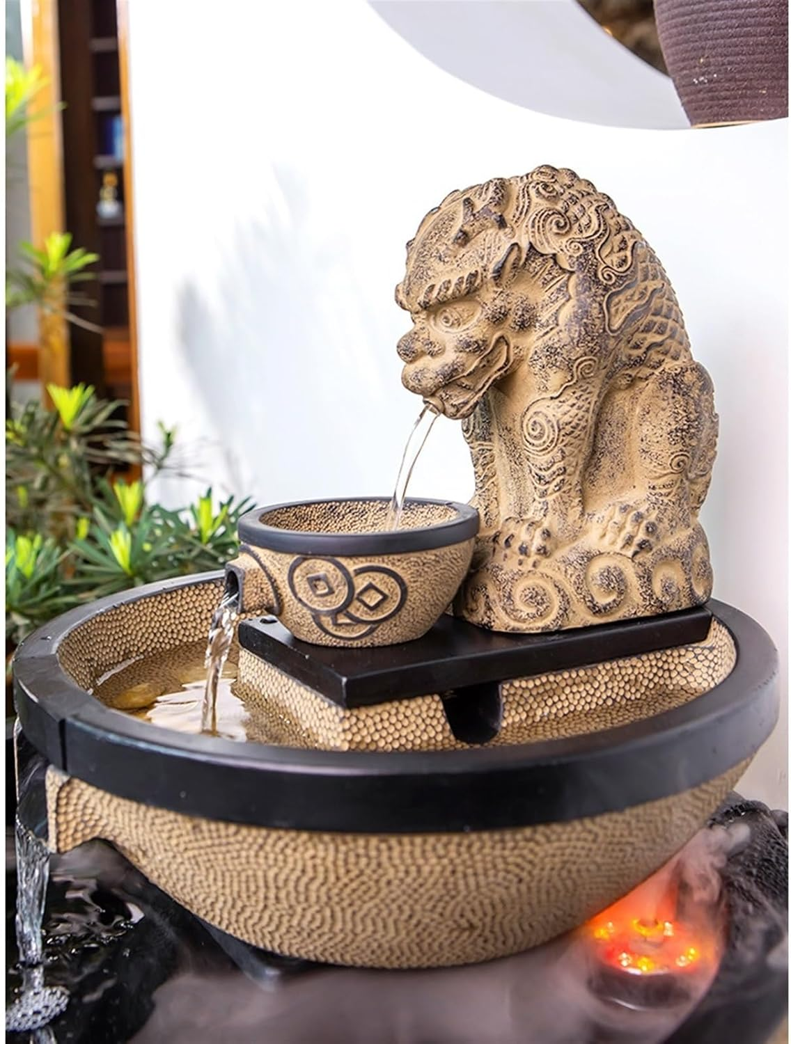 Outdoor Fountain Big Golden Toad Water Decoration, Floor Circulating Fountain, Courtyard Living Room, Tea Landscape image number 5