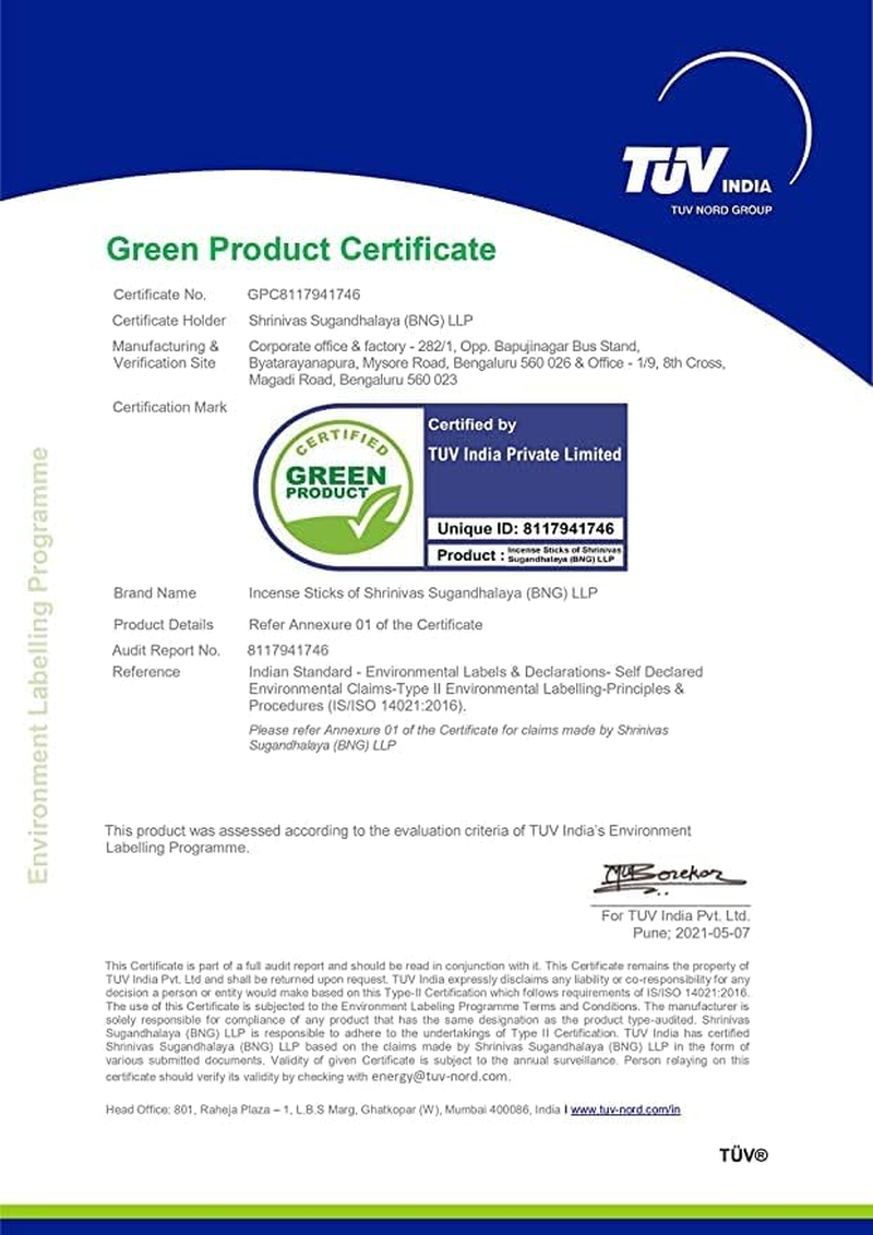 EARTH Satya Golden Sunrise Incense Sticks 15 GMS (Pack of 12) (Green Certified) Indian Perfumed Hand Rolled Agarbatti Perfect for Worship,Relaxation, Medication. image number 5