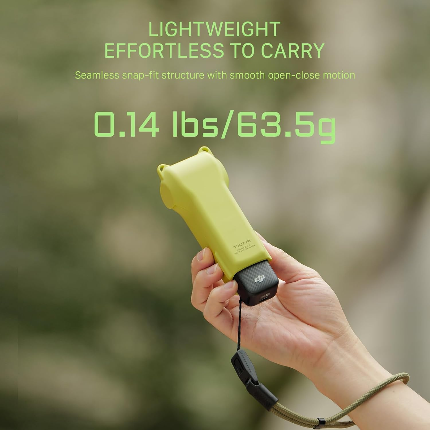 Tilta Pocket 3 Case with Wrist Strap, Darkgray, Travel Case Kit - Dark Gray - Light Pink image number 3