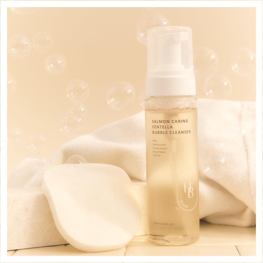 HEVEBLUE - Salmon Caring Centella Bubble Cleanser 200Ml image number 5