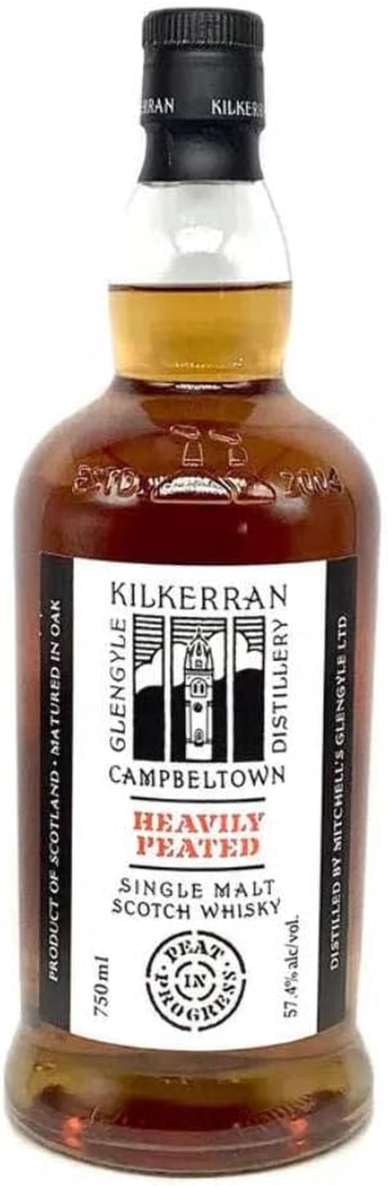 Glengyle Distillery Kilkerran Heavily Peated Cask Strength (Batch 6) Whisky 700Ml