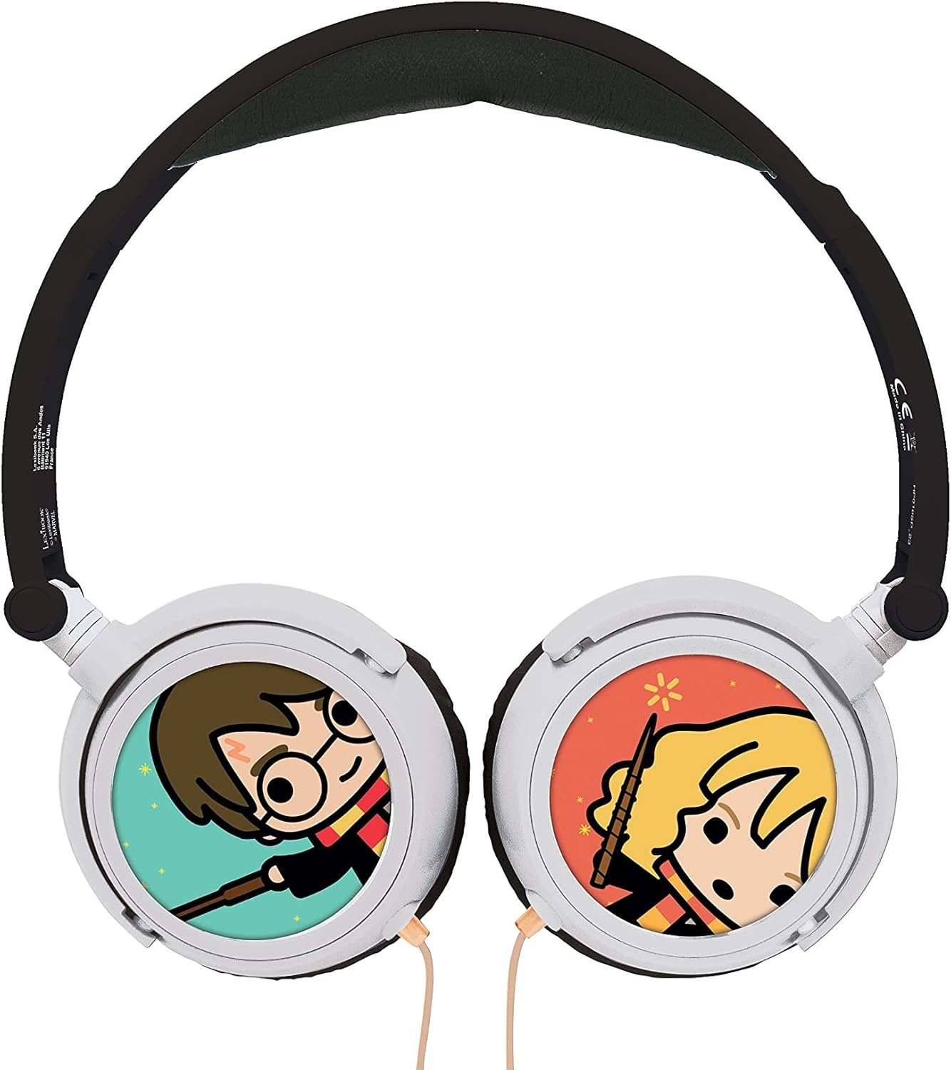 Lexibook Harry Potter Stereo Headphone,Safe Volume, Foldable and Adjustable, White/Gold HP015HP image number 6