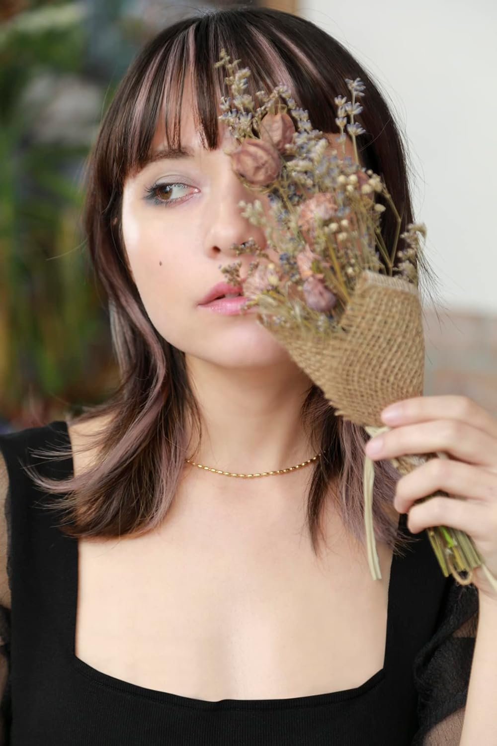 Priscilla IX-01-BK-CTGL Mecha Easy Inner Extension, Heat Resistant Black X Gray Lavender image number 4