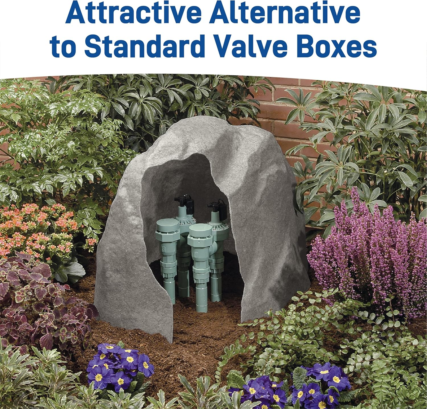 Orbit 53016 Rock Valve Box Watering Equipment Cover, Granite image number 4