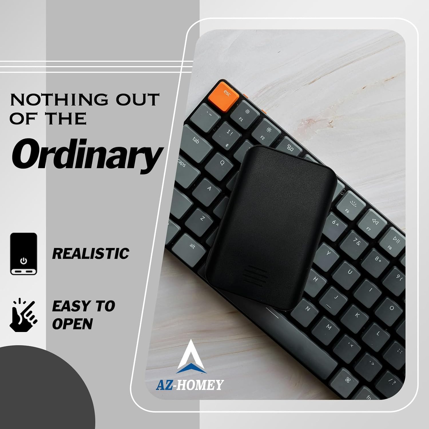 Diversion Safe Power Bank - Hidden Storage Compartment for Valuables, Secret Safe, Fake Power Bank for Safe Security, Portable Hiding Device, Ideal for Travel, Home, and Office image number 1