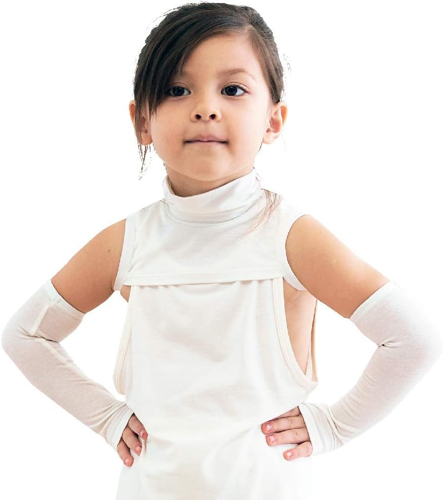 Edenswear Zinc-Infused Sleeves Bandage for Kids with Eczema - Wet Wrap Therapy (Xxsmall)