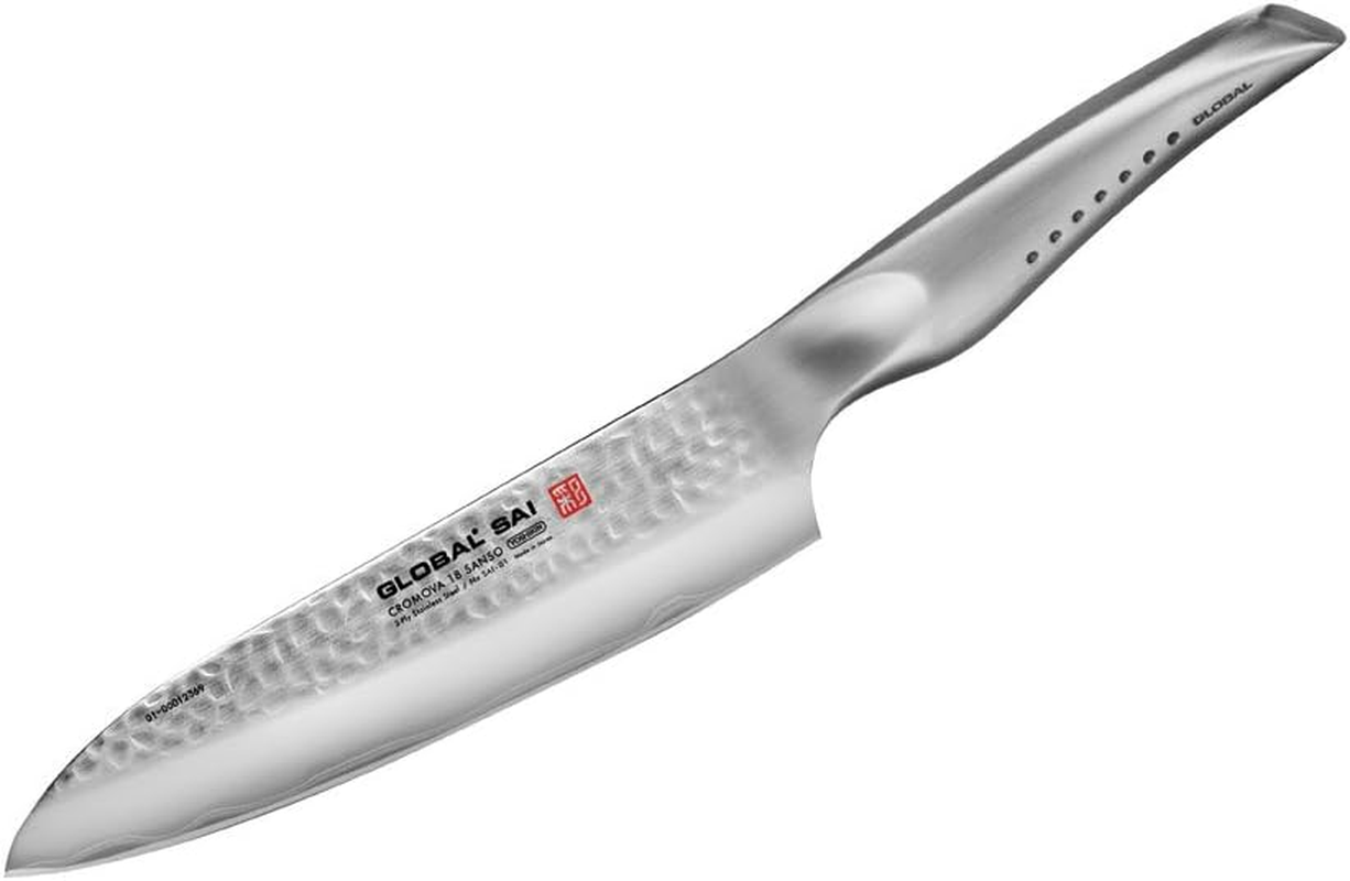Global Sai Collection Cooks Knife, Silver, SAI-01