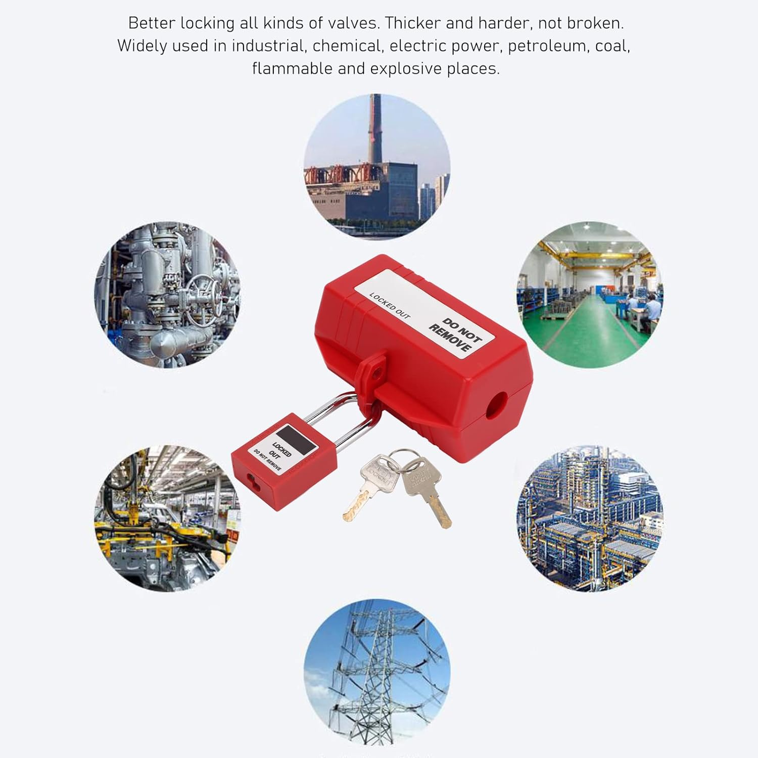 Fafeicy Plug Lockout Device Electrical Performance Industrial Chemical Safety image number 3