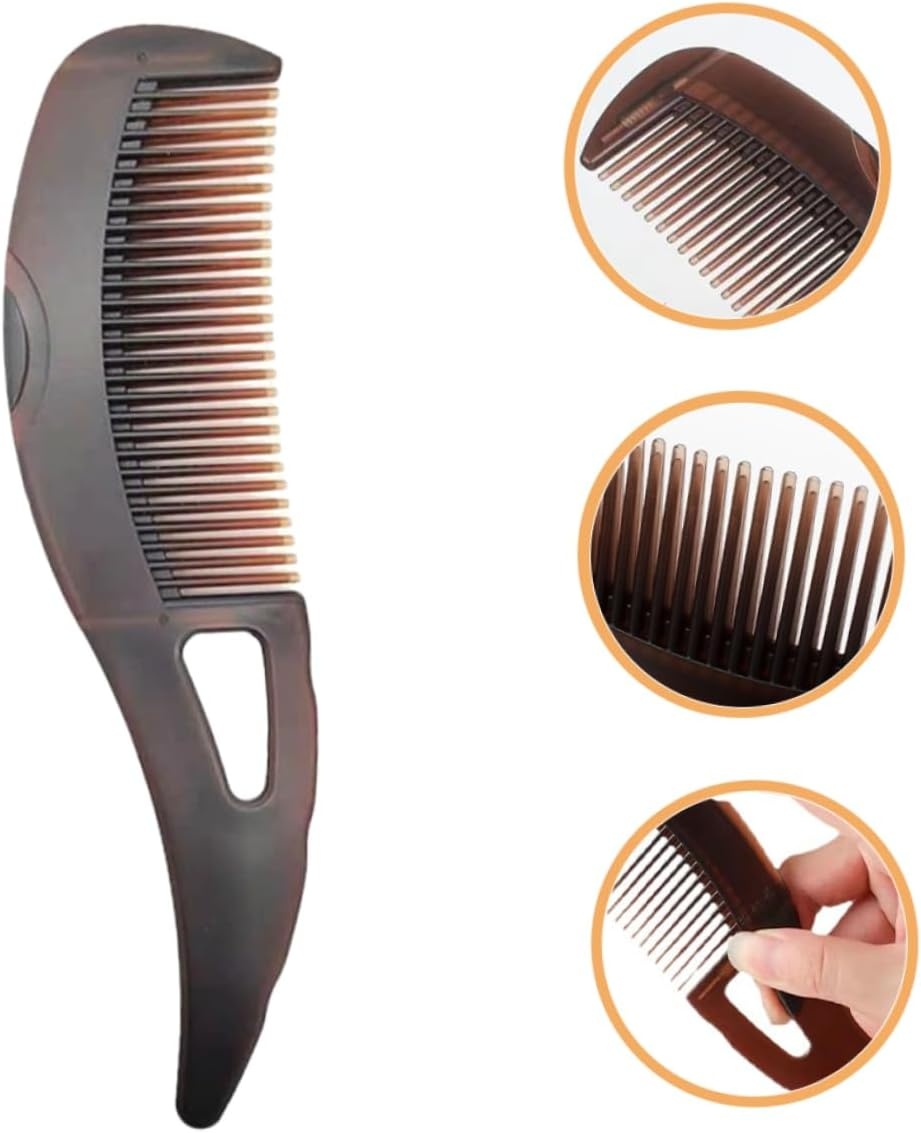 MUSISALY Multi-Function Hair Comb Massage Scalp Dandruff Comb for Women'S Long Hair image number 4