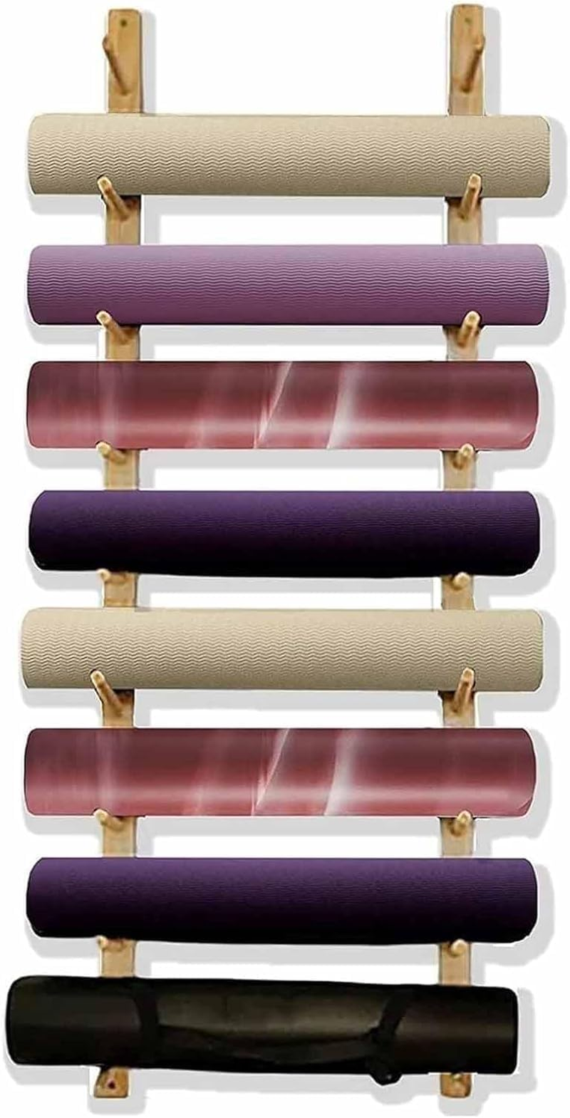 Wall Holder Storage Shelf， 6/9 Layers Yoga Mat Storage Rack Wall Mounted image number 1