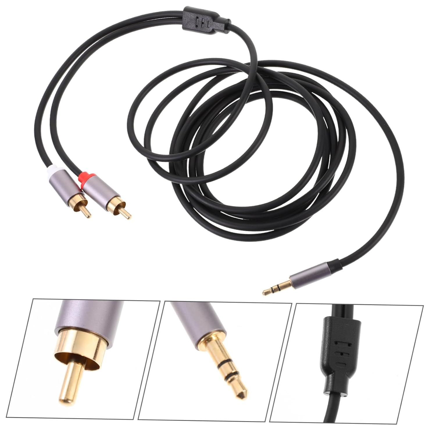 TINEASUR 2M Audio Cable TRS to High-End Hifi Stereo Cable Dual Headphone Extension image number 1