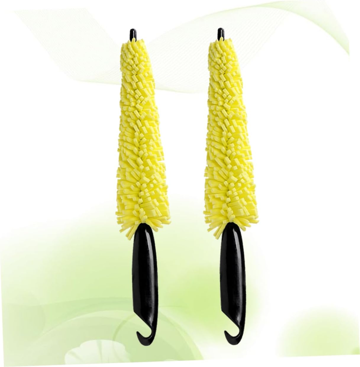 HYTROVE Car Wheel Cleaning Brush and Tyre Rim Sponge Brush Set 2Pcs, Universal Auto Wheel Detailing Tool for Tire and Rim Care, Suitable for Car Wash and Maintenance image number 6