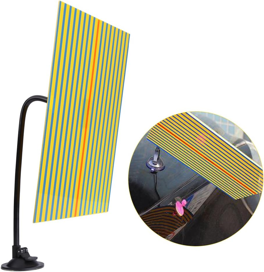 Repair Tool Paintless Dent Acrylic Dent Checking Reflector Line Board Universal Dent Repair Removal Tool Yellow and Blue Color image number 2