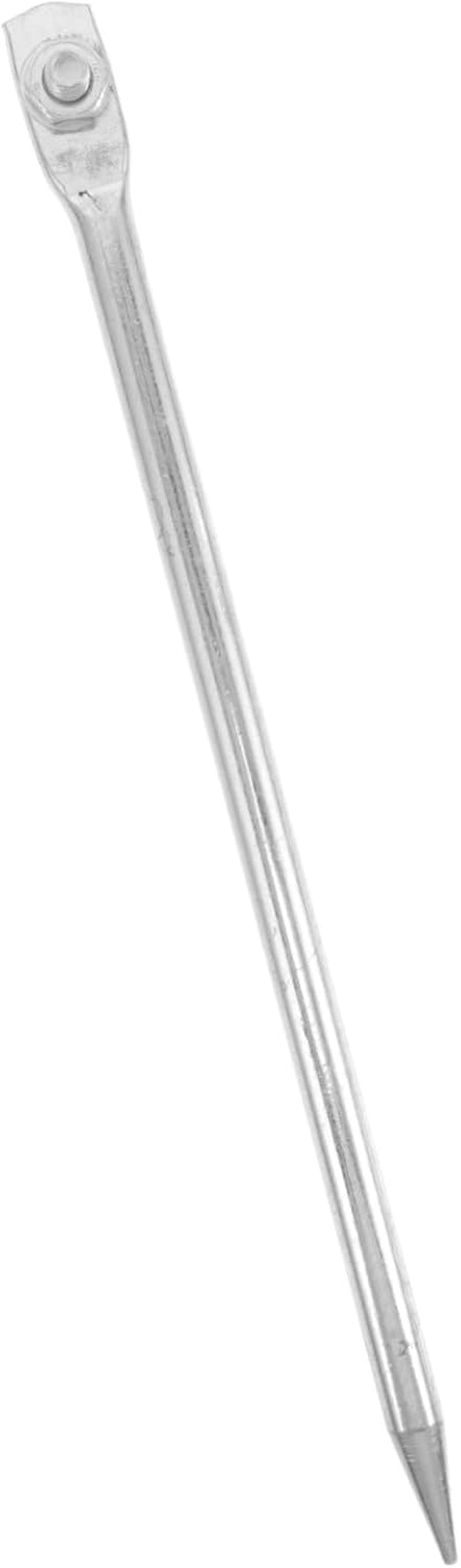 Milisten Threaded Brass Ground Rod for Electric Fence Earthing Fast Electrical Response Copper Earth Pin with Thunder Protection for Agricultural Backup Systems and Antenna Grounding