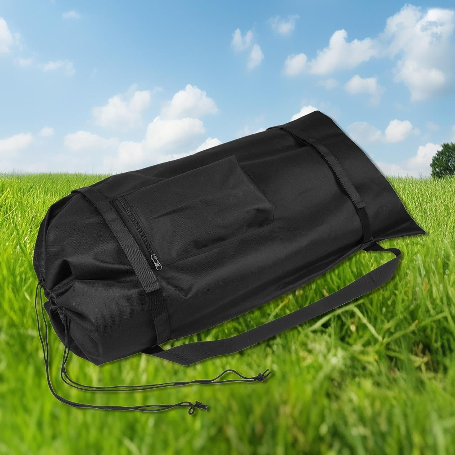 Berriphonia Tent Bag, Folding Camping Storage Pack, Large Duffel Bag for Storing Travel Camping Sports Equipment, Luggage Organiser Shoulder Strap, Single Attributes, Siehe Beschreibung, See image number 5