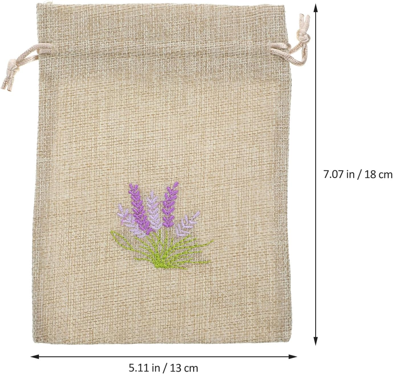 Luxshiny 10Pcs Lavender Sachet Bags Drawstring Empty Fragrance Pouches Multi-Functional Candy Packaging for Party Favors and Home Decor image number 3