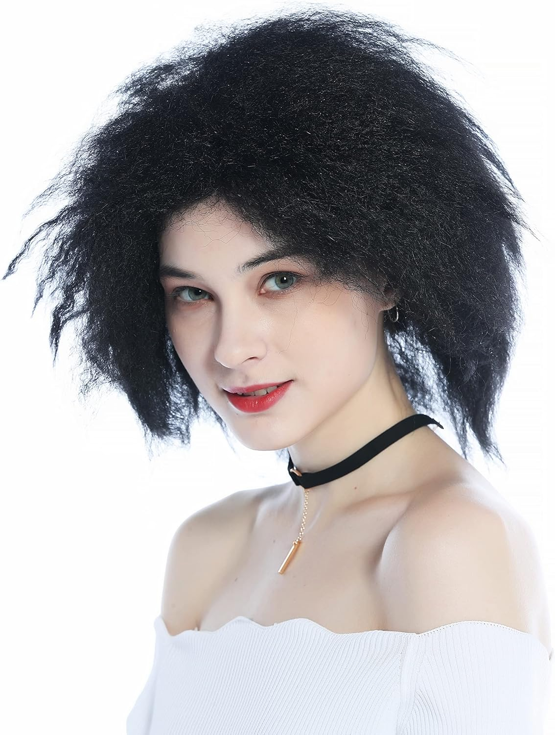 WIG ME up - ZM-1020-1B Unisex Wild Voluminous Creped Curls Crepe Curls Black image number 3
