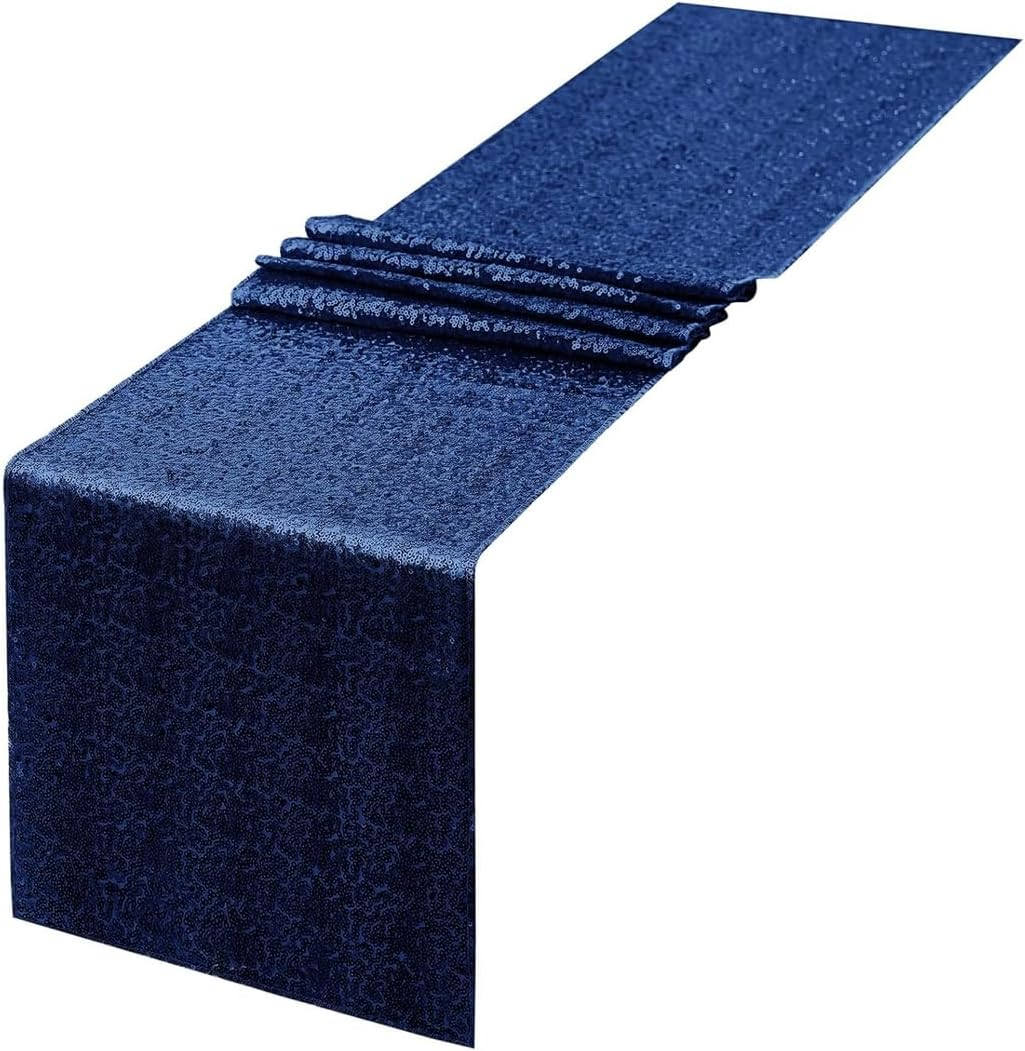 AIMALL Premium Sequin Table Runner for Weddings and Special Events, 12" X 71", Sparkling Color Choices, for Tables of 4-6 image number 6