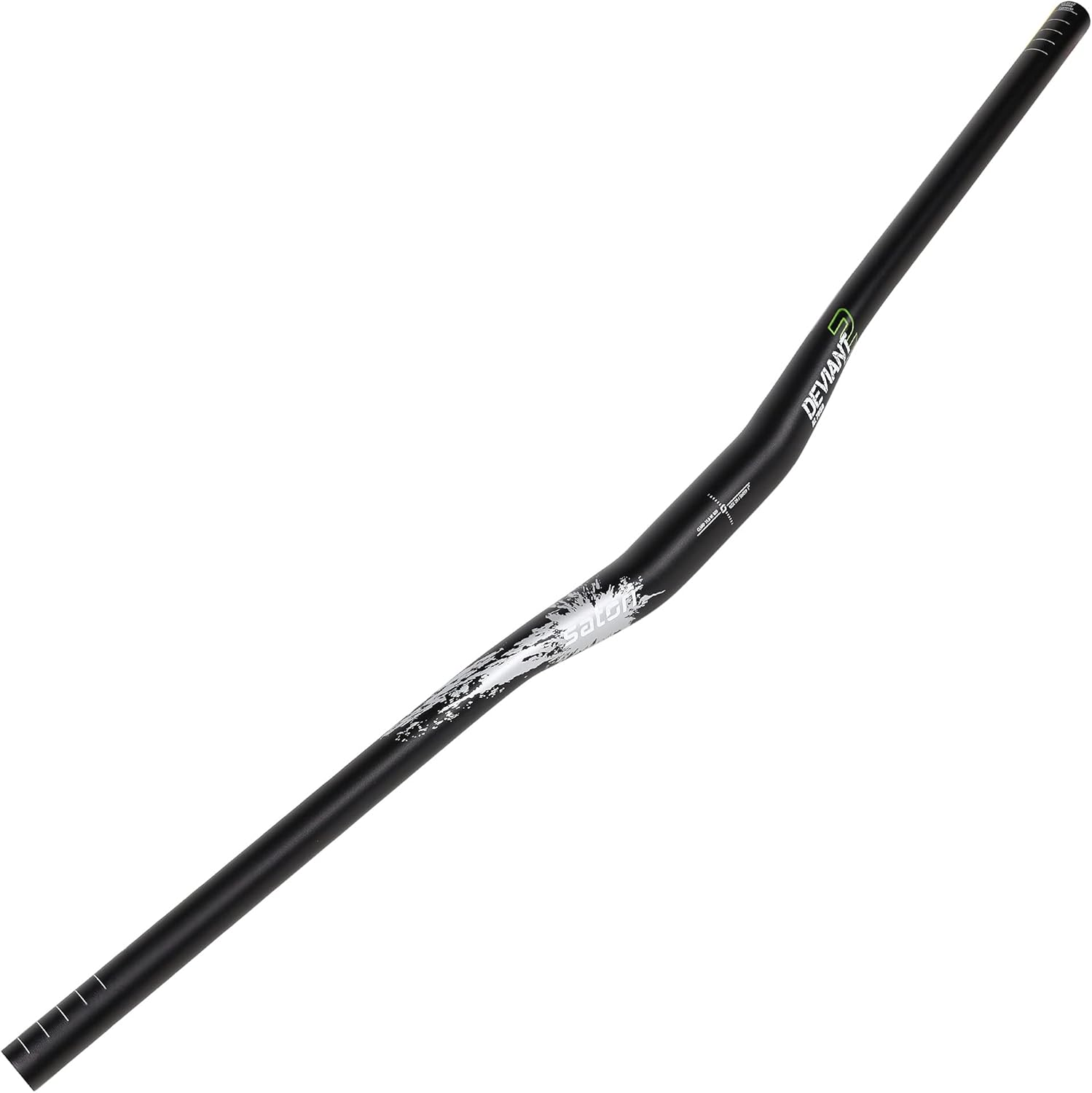 SATORI DEVIANT 2 Flat Riser Handlebar for MTB Mountain Bicycle Downhill & Enduro AL7050 Aluminum Alloy - 20Mm Rise - 7 Degree Sweep 31.8Mm Clamp Size 760Mm Width image number 1