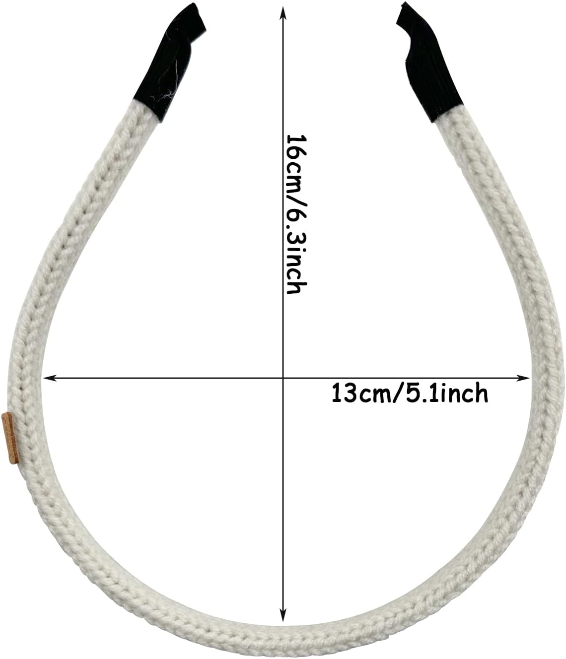 4 PCS Rabbit Braided Headband, Cloth Fabric Braid Headband, Fashion Elastic Wide Hair Band Vintage Hair Hoop Hair Accessories for Women Girls image number 6