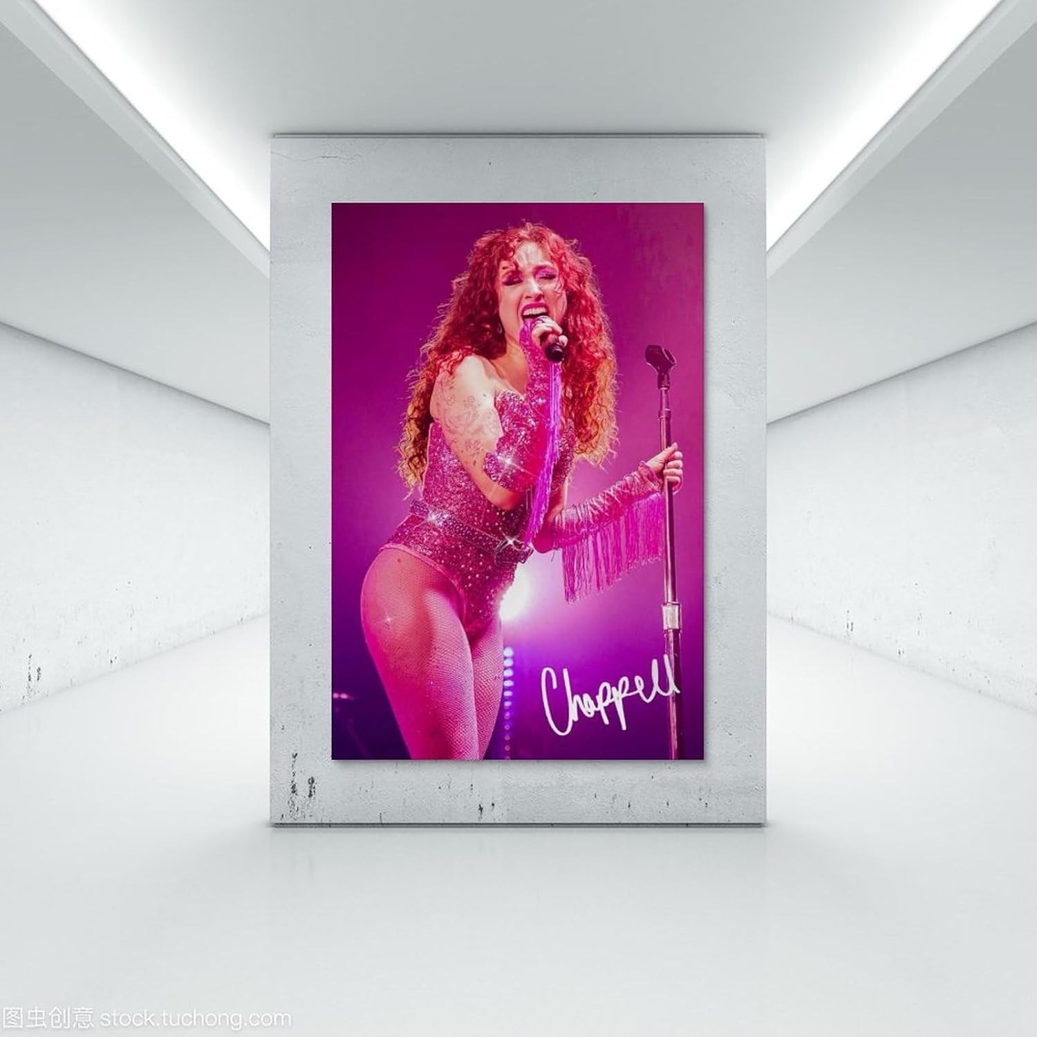 Singer Chappell Roan Poster Poster Canvas Painting Wall Art Picture Home Decor Print for Bedroom Living Room Dorm Study Bar Office 12X18Inch(30X45Cm) image number 3