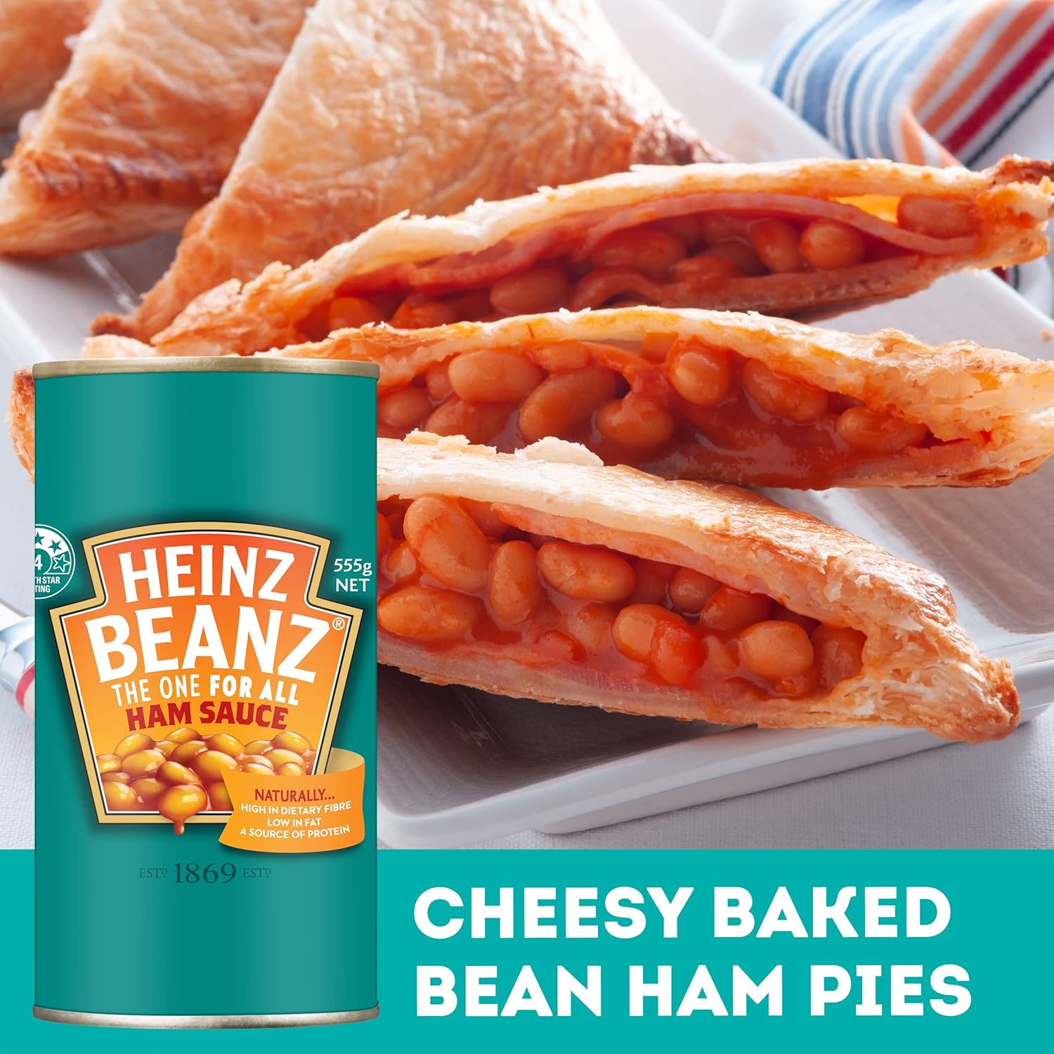 Heinz Canned Baked Beans in Ham Sauce image number 3