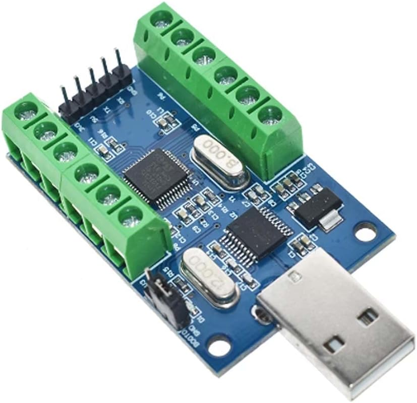 STM32F103C8T6 USB Interface 10 Channel 12Bit AD Sampling Data Acquisition STM32 UART Communication ADC Module image number 1