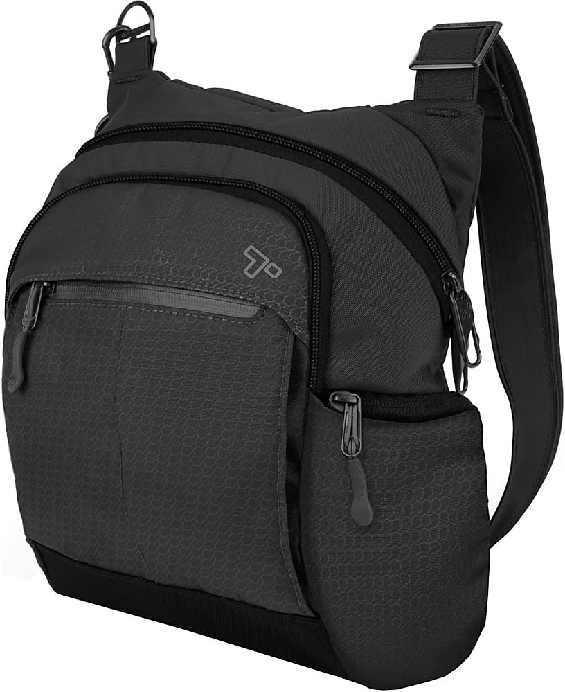 Travelon Anti-Theft Active Tour Messenger Bag, Black image number 1