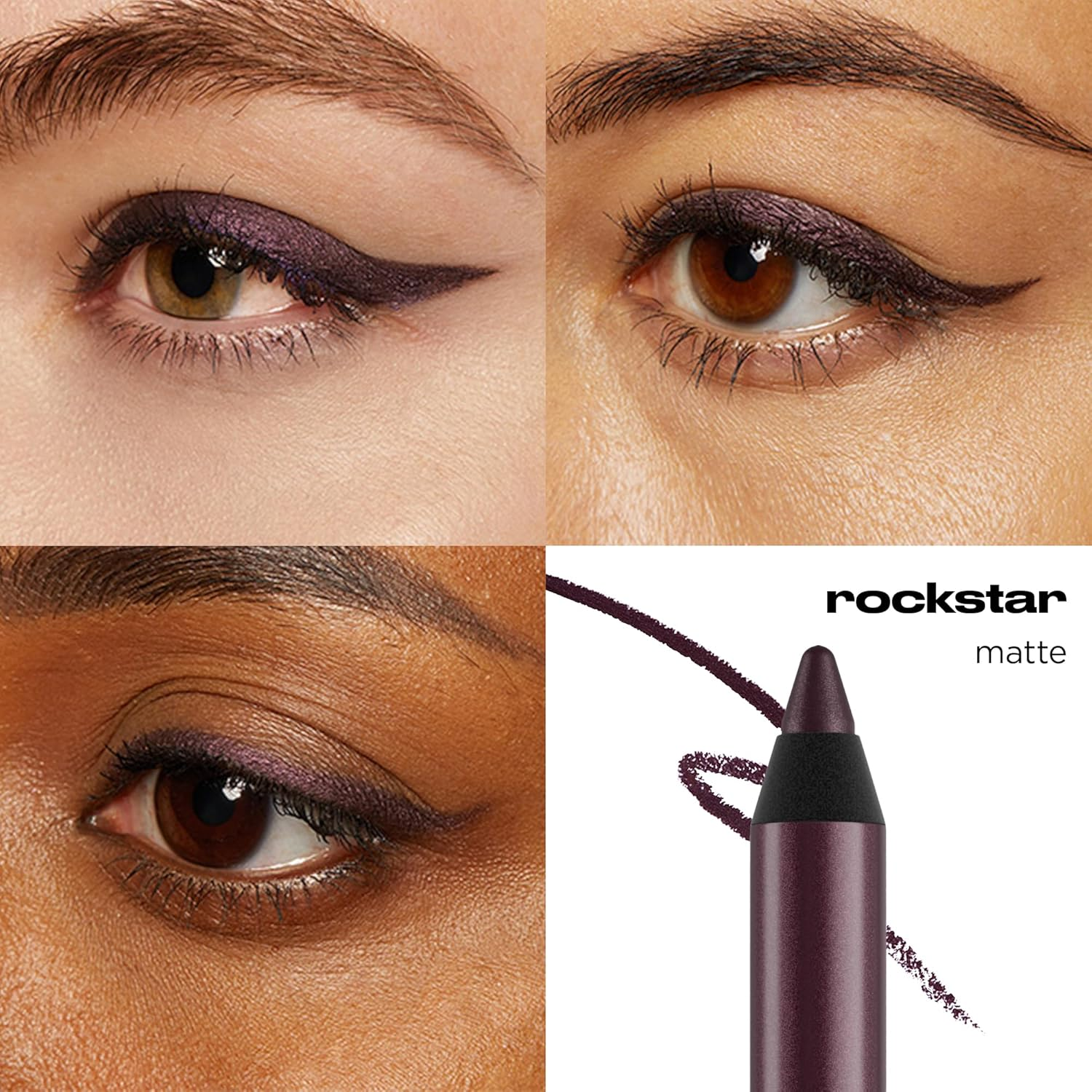 URBAN DECAY 24/7 Glide-On Waterproof Eyeliner Pencil (Rockstar - Purple Matte) - Smudge-Proof, Transfer-Proof, Smooth No-Tug Formula, Hydrating Vitamin E & Jojoba Oil - 0.04 Oz image number 2