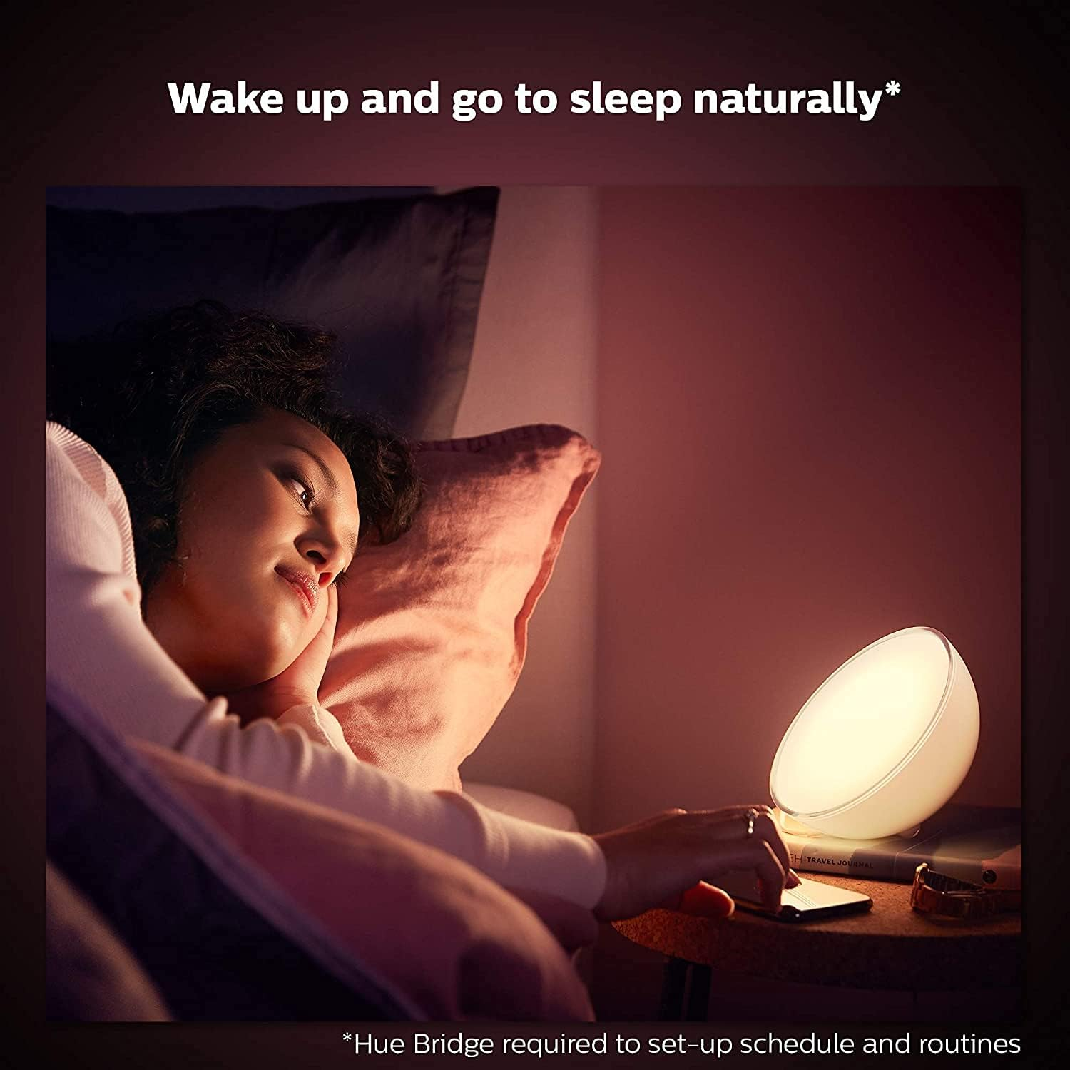 Philips Hue Go 2.0 White & Colour Ambiance Smart Portable Light with Bluetooth, Compatible with Alexa and Google Assistant image number 4