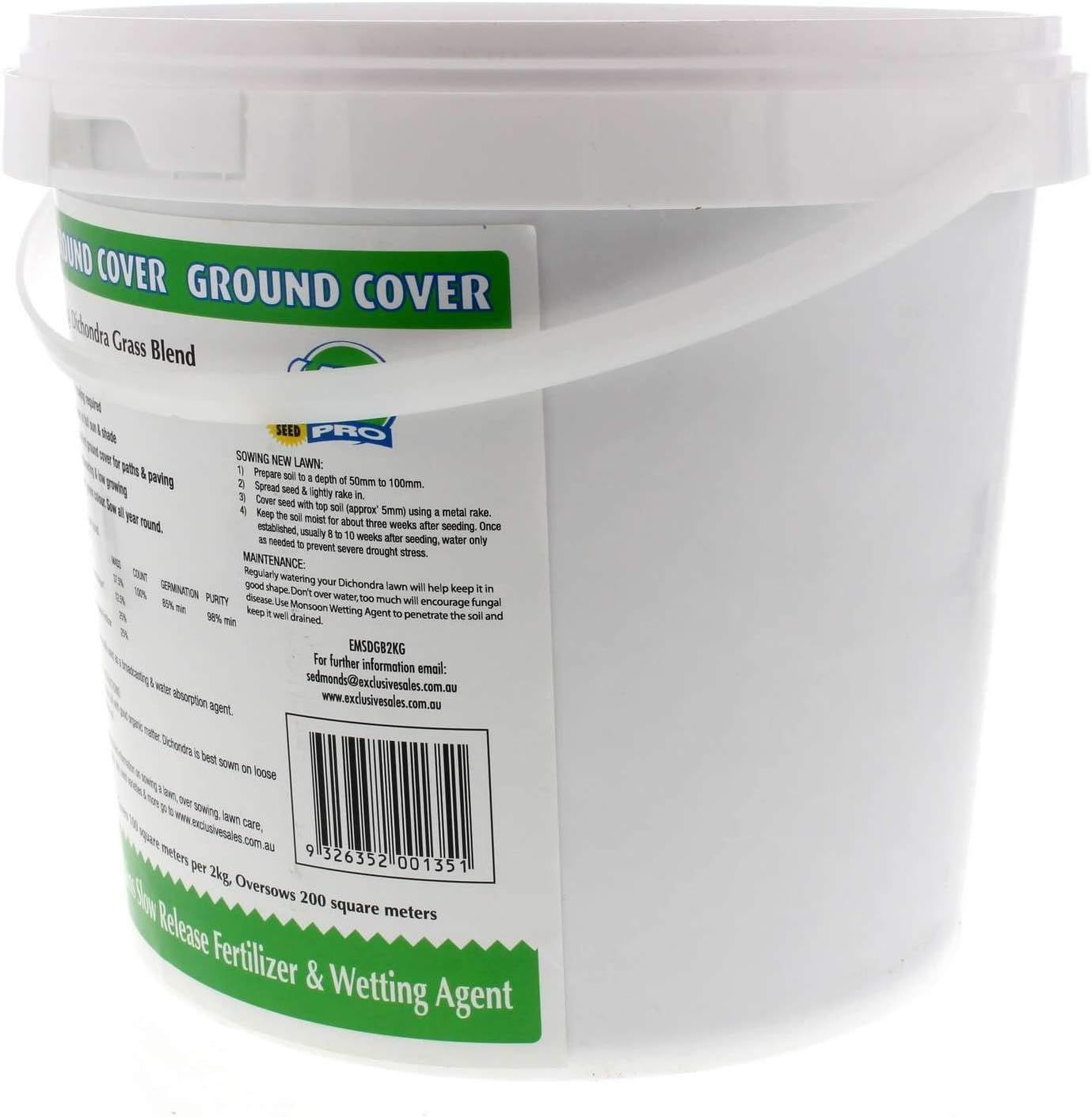 Lawn Pro Dichondra Ground Cover Blend Grass Seed 2Kg EMS Garden Premium image number 5