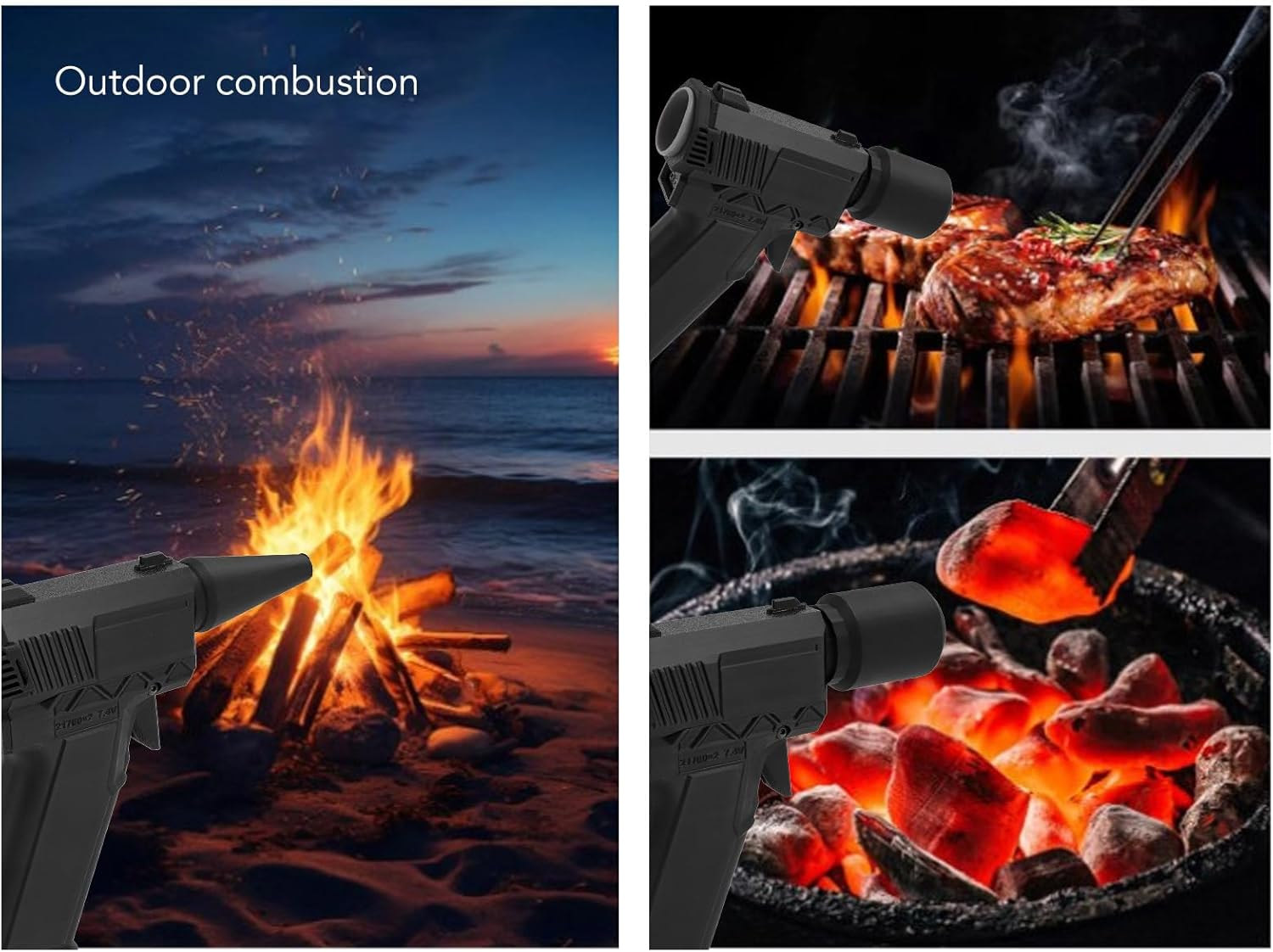 Electric Air Duster Blower, 200000RPM Compressed Air Duster with Stepless Speed Adjustment, Jet Dry Blower for PC, Laptop, Console Cleaning image number 1