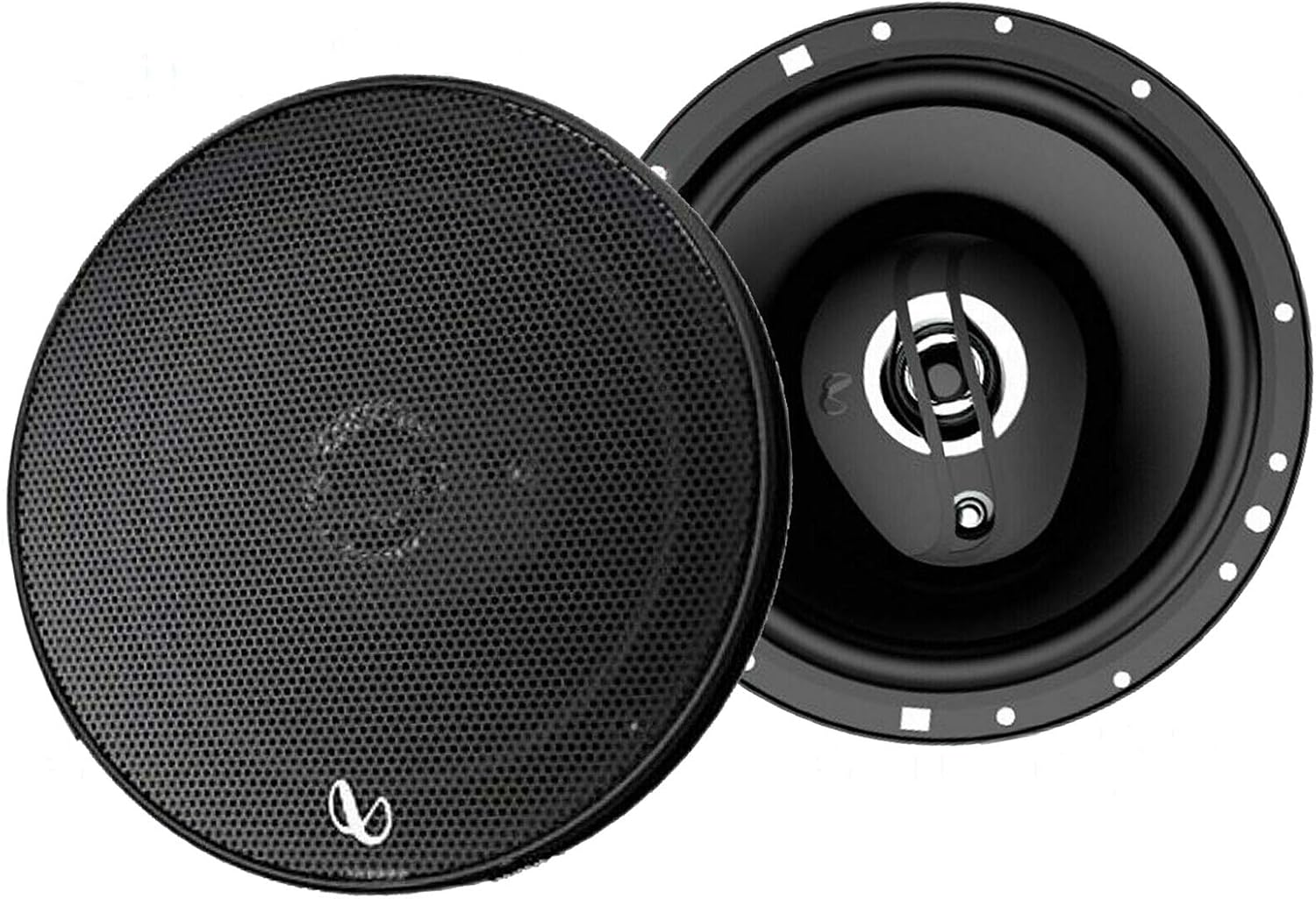 Infinity 40W RMS 3-Way Coaxial Car Speakers, 6.5 Inch