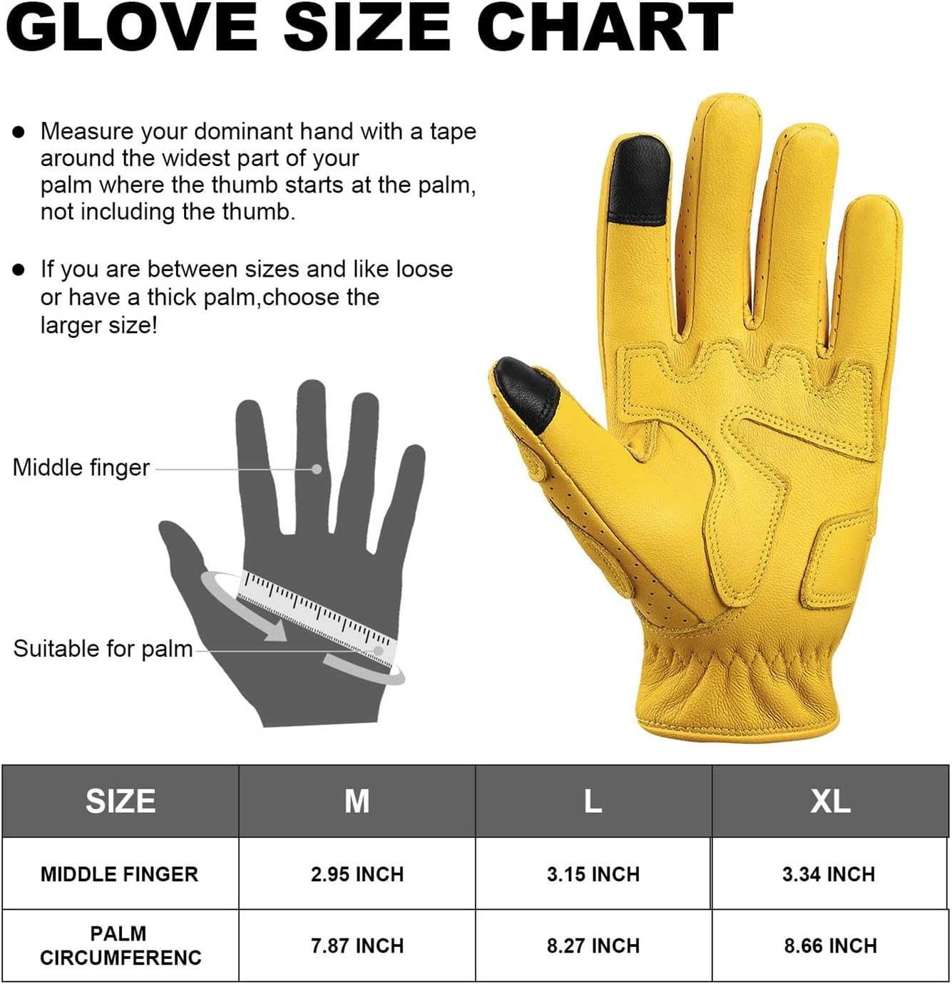 KANGYEBAIHUODIAN Motorcycle Gloves Breathable Full Finger Racing Touch Screen Gloves Outdoor Sports Protection Moto Gloves EU US Version (Color : Black, Size : L) image number 4