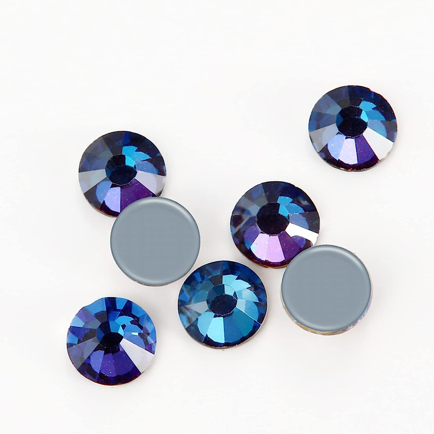 Hotfix Crystal Rhinestones, Hot Fix Crystals for Crafts Clothes, Flatback Glass Crystal for Decoration, round Gems (Jet Black, SS20 1440PCS) image number 3