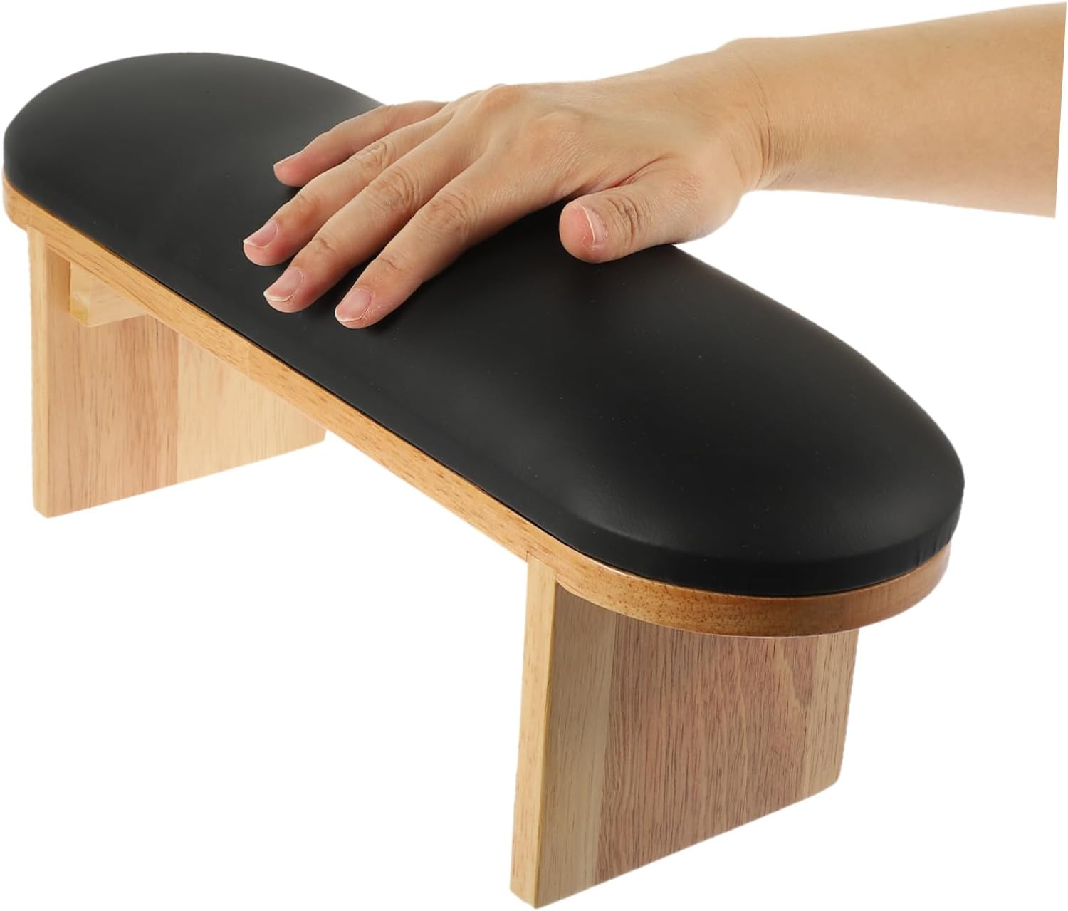 HAPINARY Manicure Hand Rest Cushion Comfortable Leather Nail Art Armrest for Salon and Home Use Portable Nail Tech Accessory image number 6