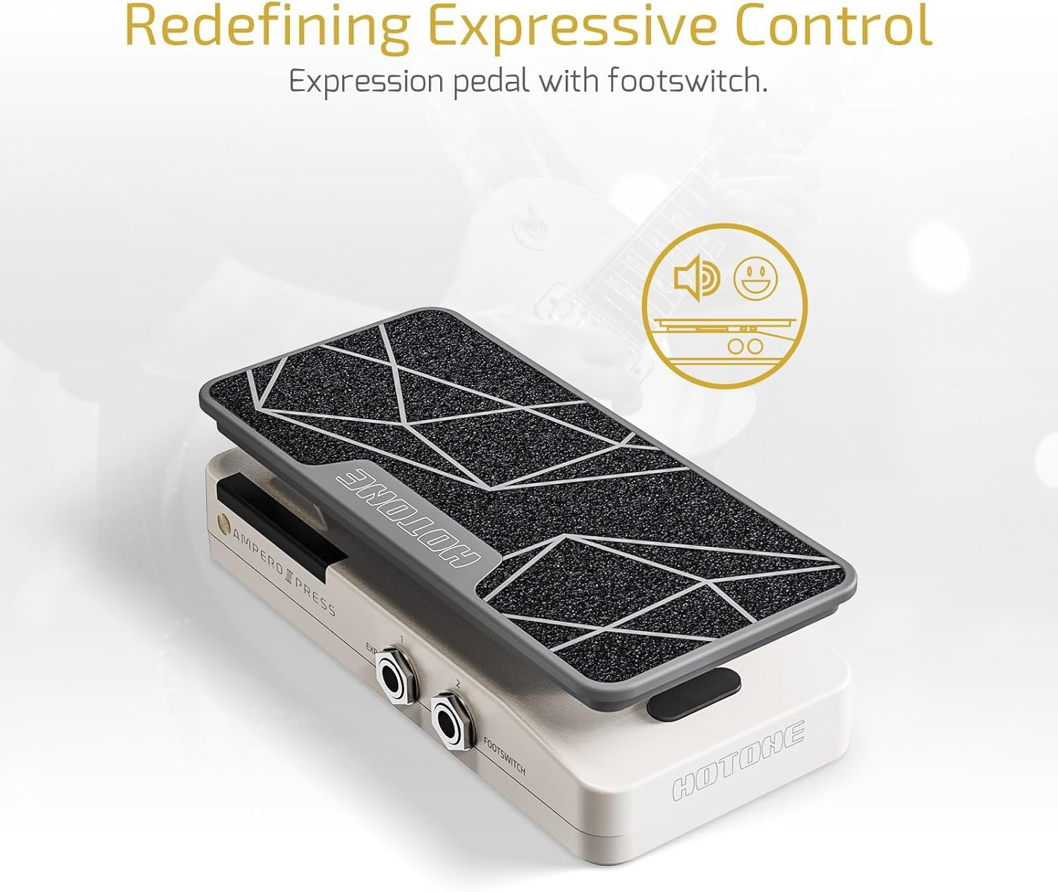 HOTONE 2 in 1 Passive Expression Footswitch EXP Pedal Ampero II Press - Ampero Press 2 In 1 image number 7