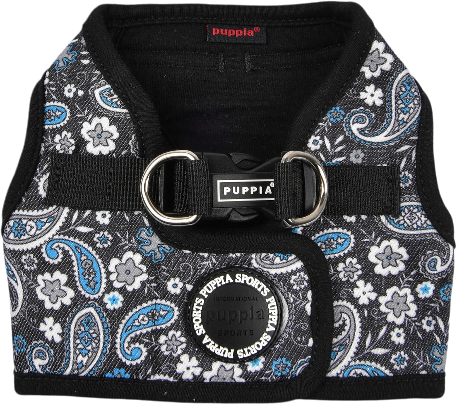 Puppia Kealoha Dog Vest Harness B (Step-In) Fashionable Flower Pattern Spring Summer Harness for Small and Medium Dogs, Violet, Large image number 4