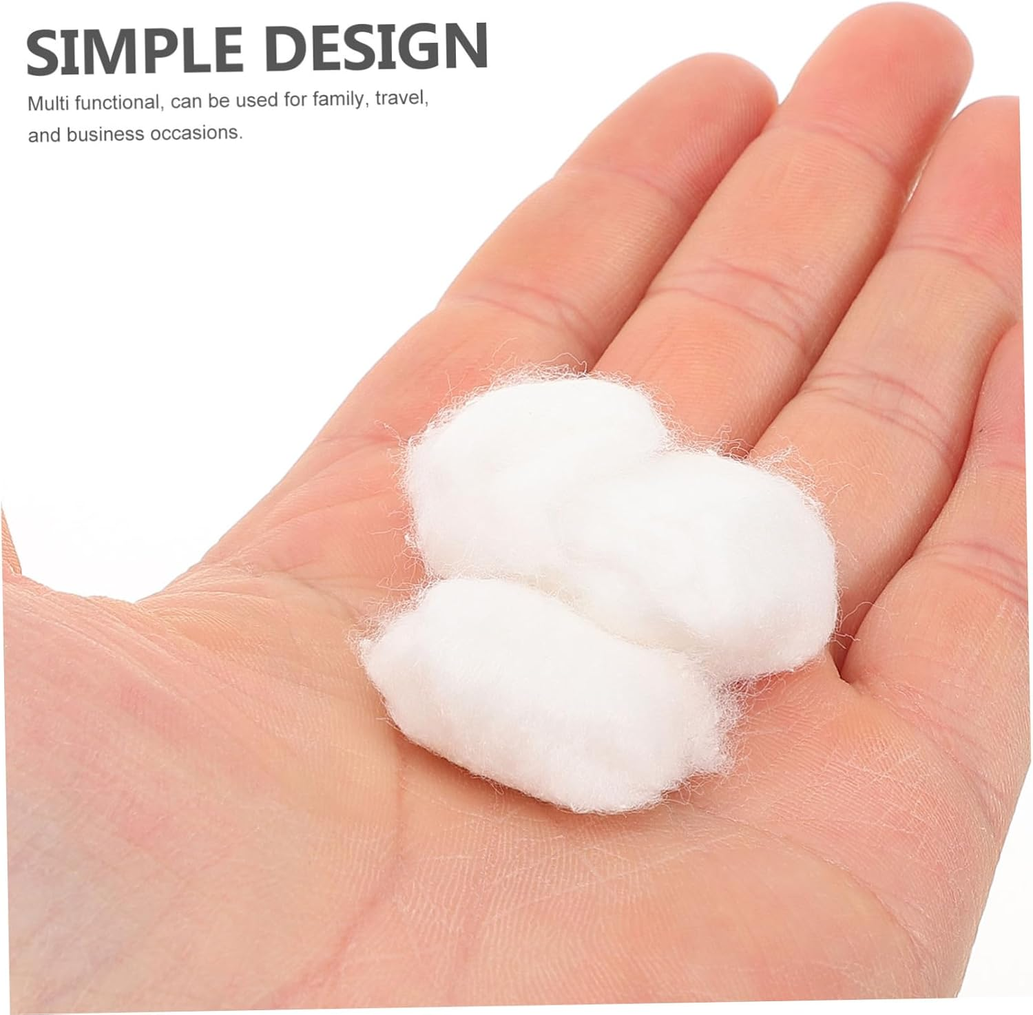 500G Mini Cotton Balls Pack for Nail Gel Removal Multi-Purpose Disposable Cotton Balls for Makeup Artists image number 5