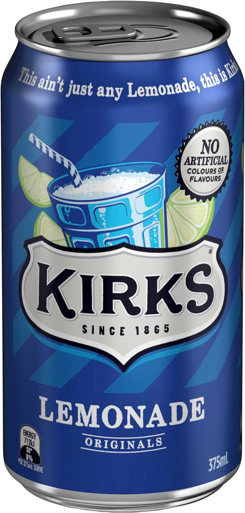 Kirks Lemonade Soft Drink Multipack Cans 20 X 375 Ml image number 2