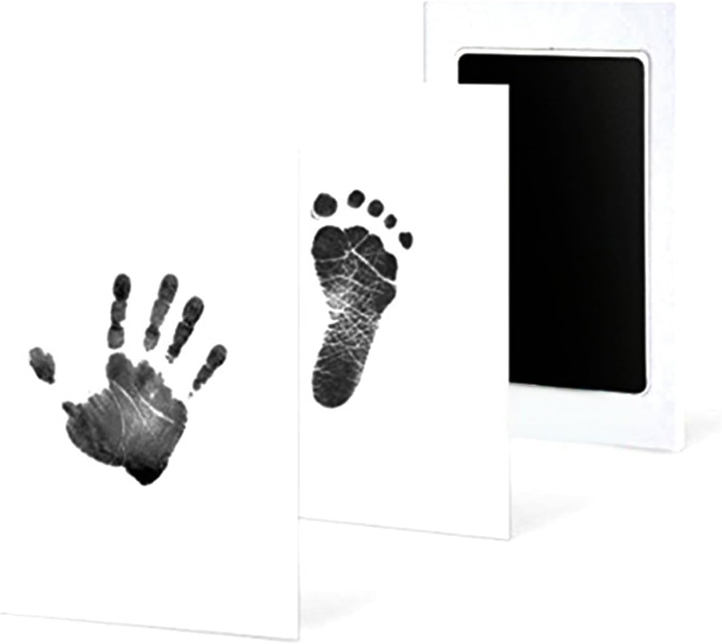 Inkless Hand and Footprint Kit for Baby - Hand Print Mold Kit for Toodler | Baby Must Haves, Foot Printing Set for Cards Photo Frames Memory Books image number 2