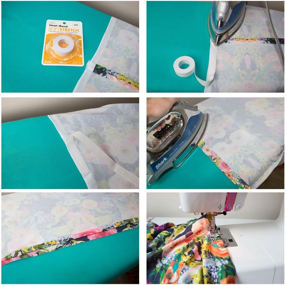 Heatnbond Heatnbond&reg; LITE Soft Stretch&trade; 17 in X 2 Yd Roll, 3537, White, 17" X 2 Yd image number 1